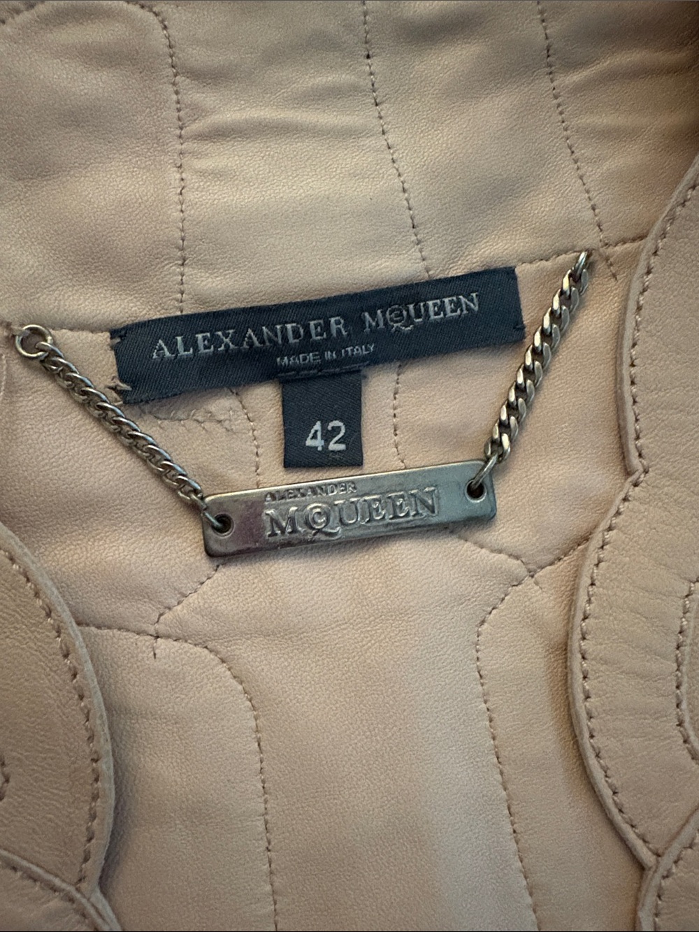 Authentic vintage Alexander McQueen Leather Jacket - Picture 5 of 16